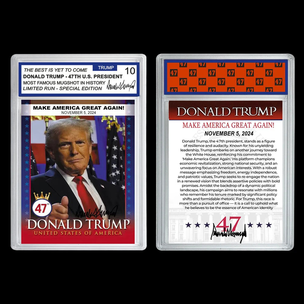 Donald Trump USA GRADED Trading Cards
