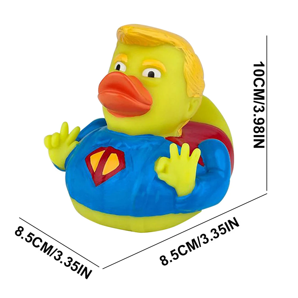 Trump Rubber Duck Bath Toy Novelty Shower Water Floating US President Baby Water Toy for Kids Gift Birthdays Showers Bath Time