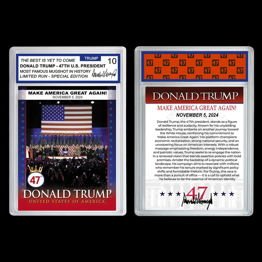 Donald Trump USA GRADED Trading Cards