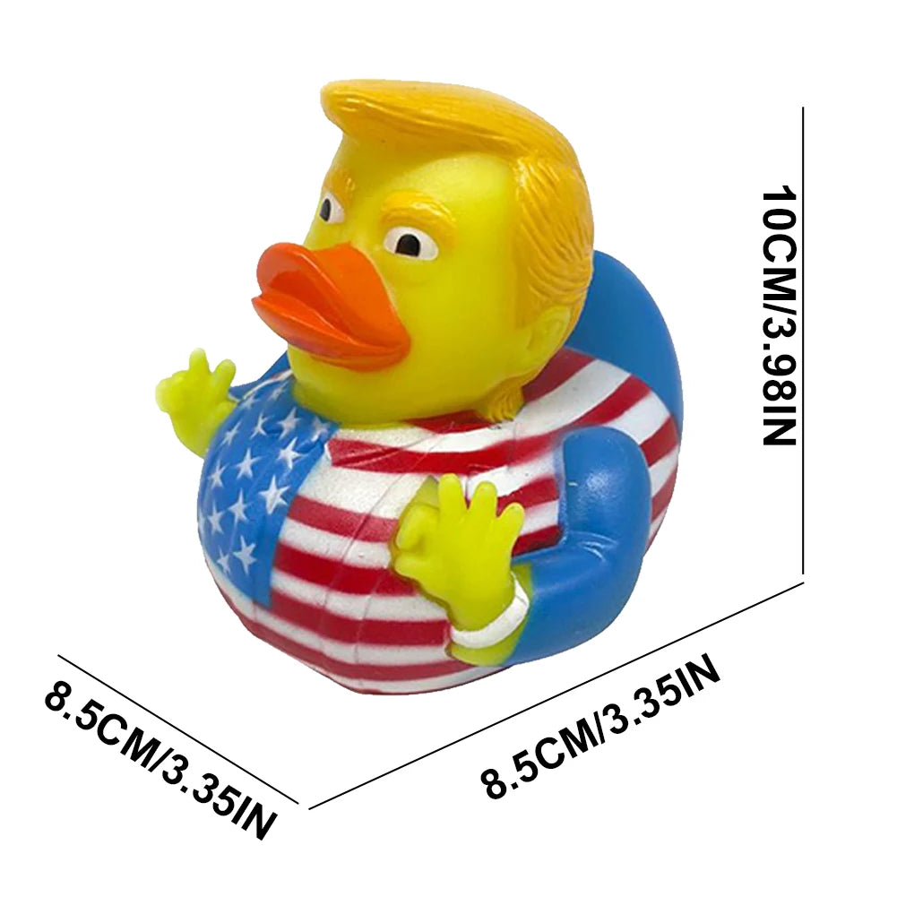 Trump Rubber Duck Bath Toy Novelty Shower Water Floating US President Baby Water Toy for Kids Gift Birthdays Showers Bath Time