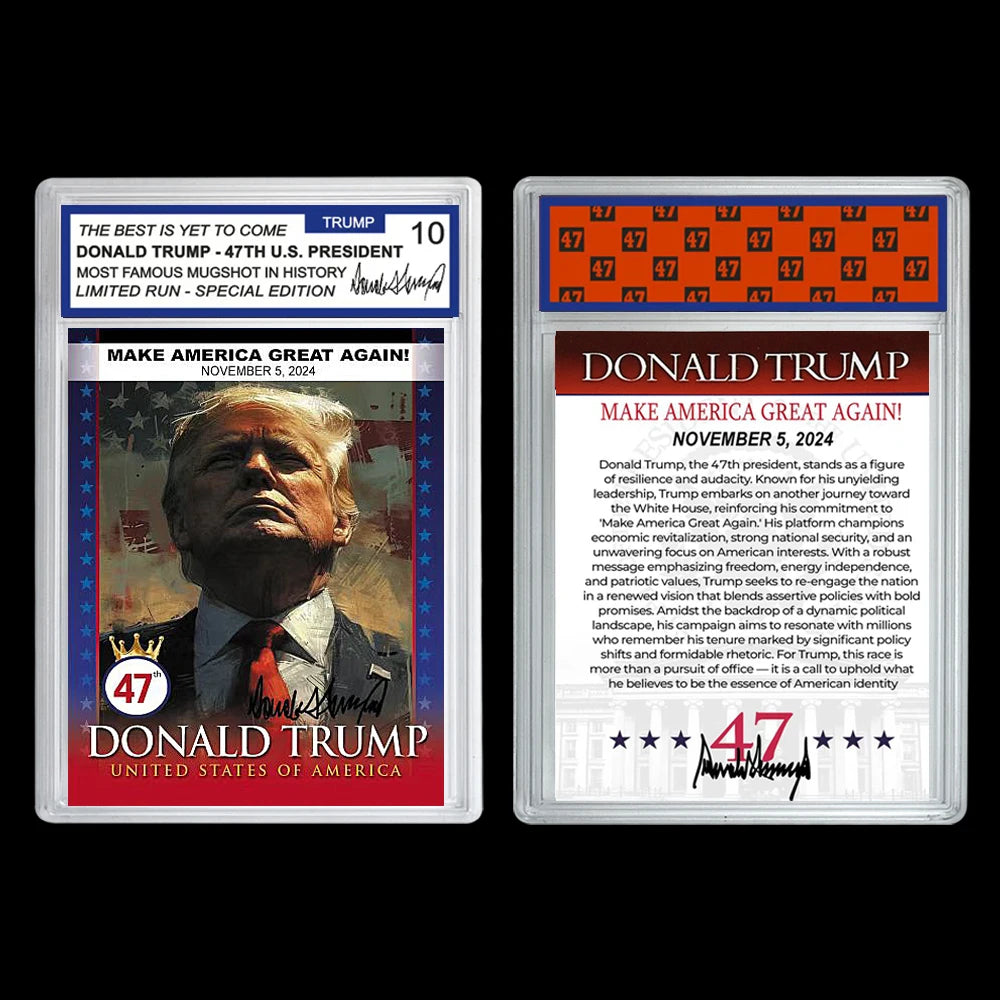 Donald Trump USA GRADED Trading Cards