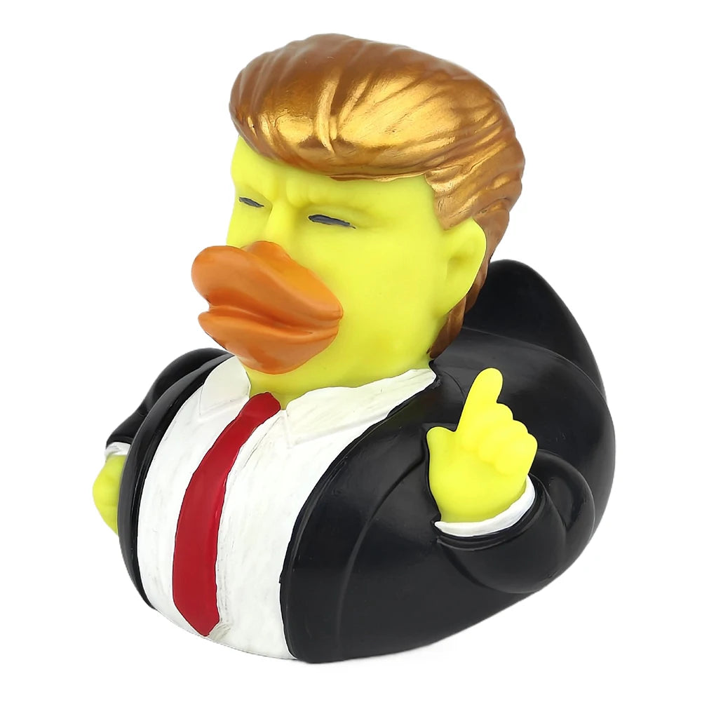 Trump Rubber Duck Bath Toy Novelty Shower Water Floating US President Baby Water Toy for Kids Gift Birthdays Showers Bath Time
