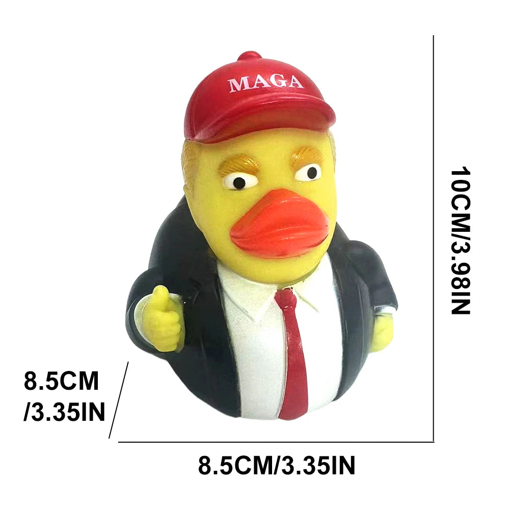 Trump Rubber Duck Bath Toy Novelty Shower Water Floating US President Baby Water Toy for Kids Gift Birthdays Showers Bath Time