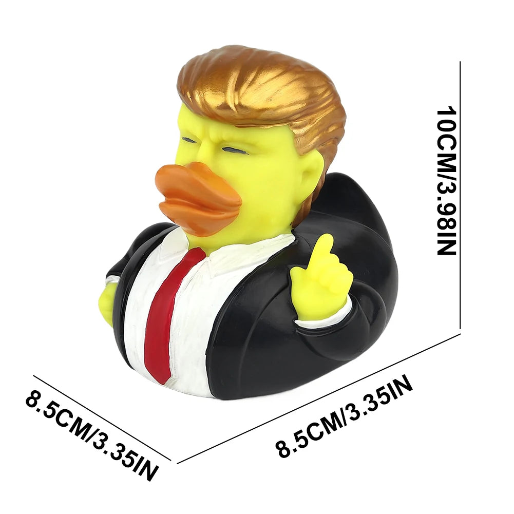 Trump Rubber Duck Bath Toy Novelty Shower Water Floating US President Baby Water Toy for Kids Gift Birthdays Showers Bath Time