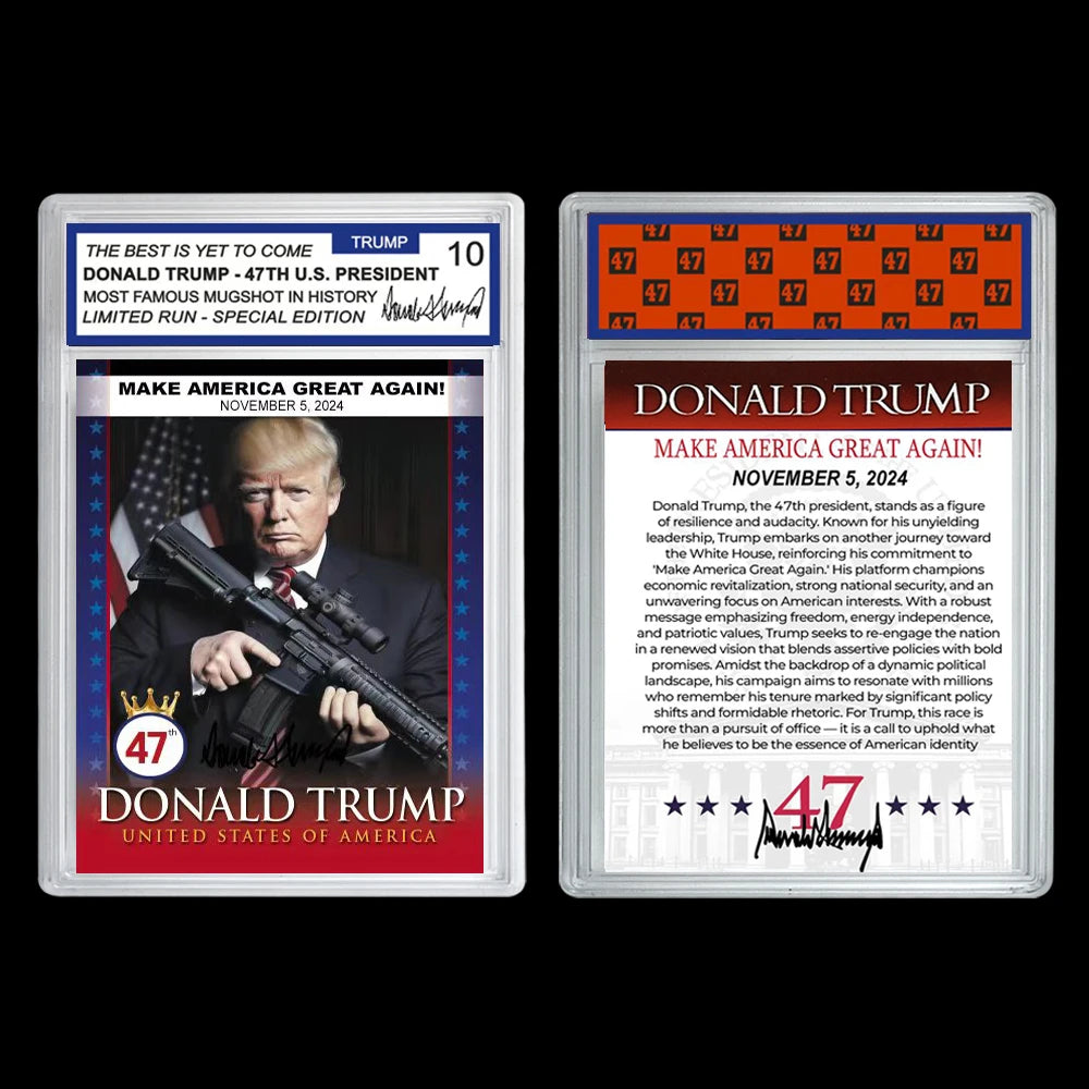 Donald Trump USA GRADED Trading Cards