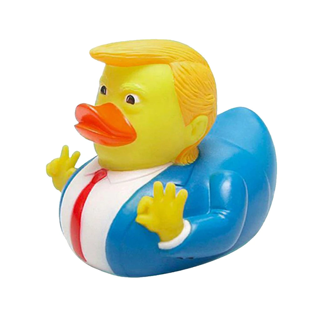 Trump Rubber Duck Bath Toy Novelty Shower Water Floating US President Baby Water Toy for Kids Gift Birthdays Showers Bath Time