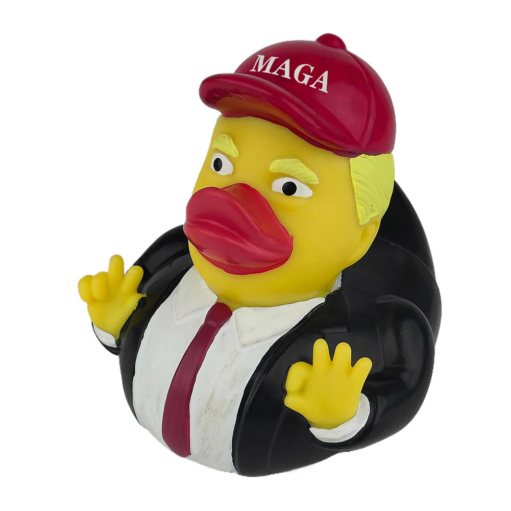 Trump Rubber Duck Bath Toy Novelty Shower Water Floating US President Baby Water Toy for Kids Gift Birthdays Showers Bath Time