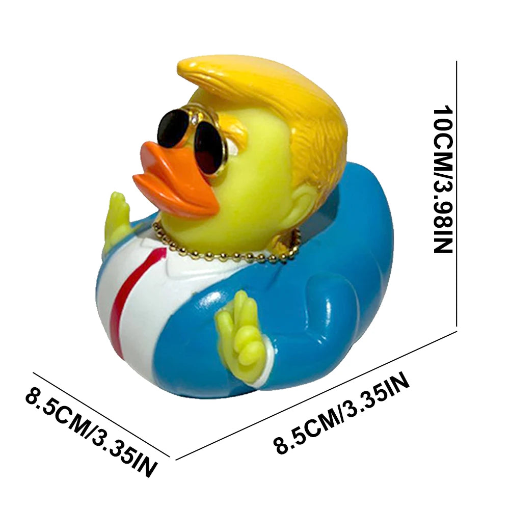Trump Rubber Duck Bath Toy Novelty Shower Water Floating US President Baby Water Toy for Kids Gift Birthdays Showers Bath Time