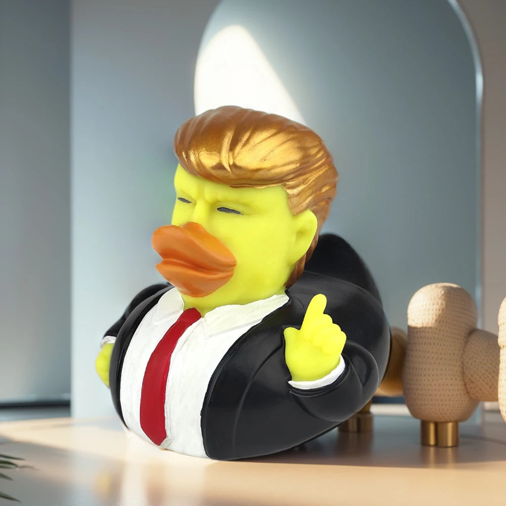Trump Rubber Duck Bath Toy Novelty Shower Water Floating US President Baby Water Toy for Kids Gift Birthdays Showers Bath Time