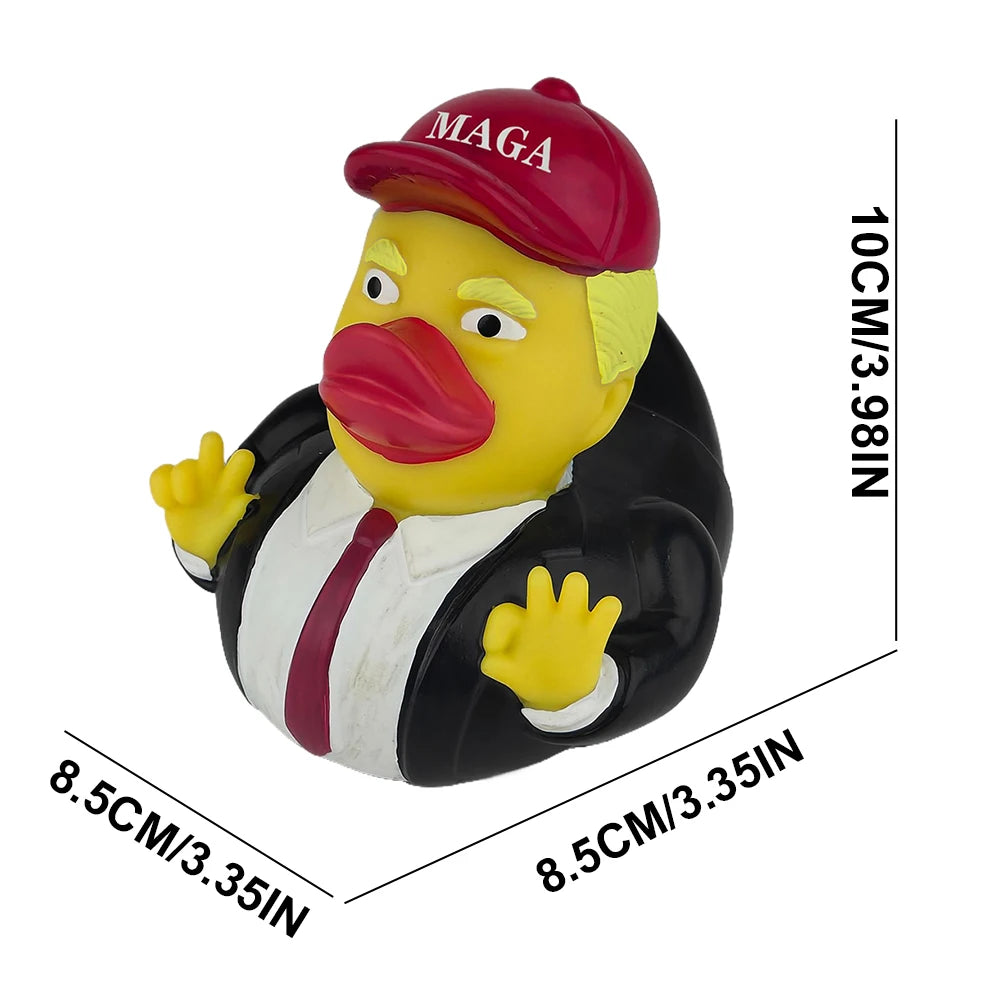 Trump Rubber Duck Bath Toy Novelty Shower Water Floating US President Baby Water Toy for Kids Gift Birthdays Showers Bath Time