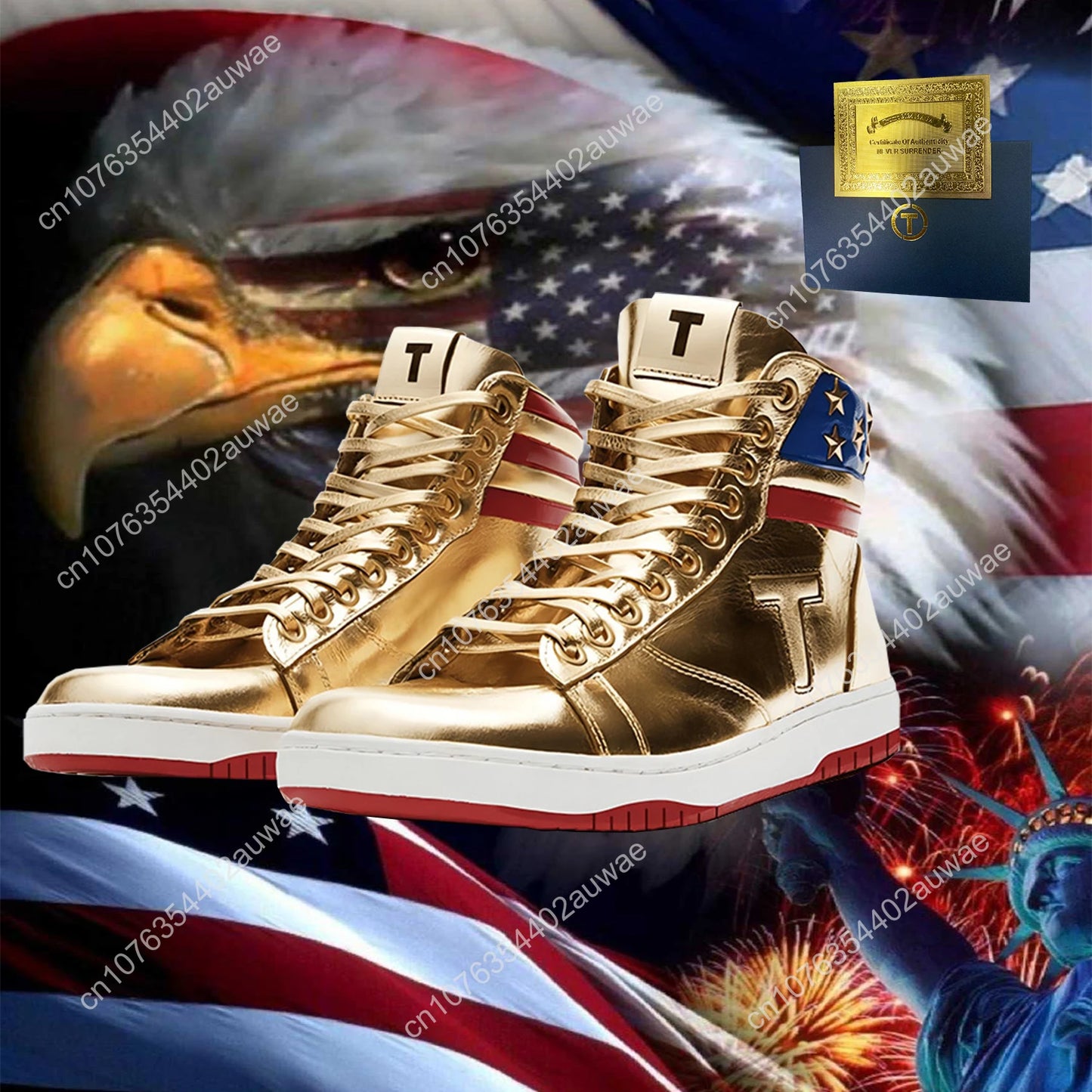 Trump MAGA Patriot Leather Boots