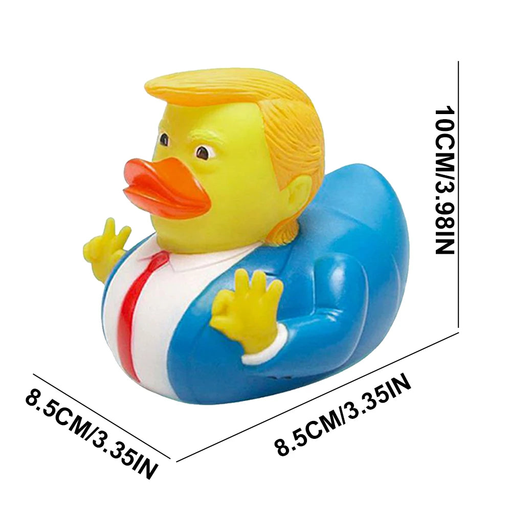 Trump Rubber Duck Bath Toy Novelty Shower Water Floating US President Baby Water Toy for Kids Gift Birthdays Showers Bath Time